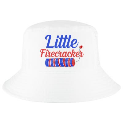 Little Firecracker Funny 4th Of July Cool Comfort Performance Bucket Hat