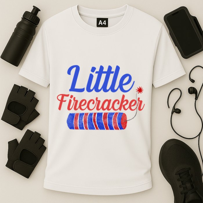 Little Firecracker Funny 4th Of July Performance Shirt