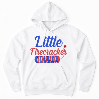 Little Firecracker Funny 4th Of July Hoodie