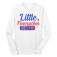 Little Firecracker Funny 4th Of July Long Sleeve Shirt