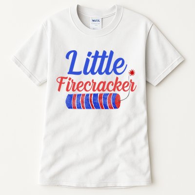 Little Firecracker Funny 4th Of July Tall T-Shirt