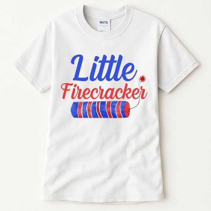 Little Firecracker Funny 4th Of July Tall T-Shirt