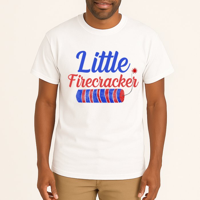 Little Firecracker Funny 4th Of July Tall T-Shirt
