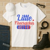 Little Firecracker Funny 4th Of July Tall T-Shirt