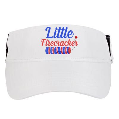 Little Firecracker Funny 4th Of July Adult Drive Performance Visor