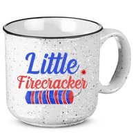 Little Firecracker Funny 4th Of July 15oz Campfire Ceramic Mug