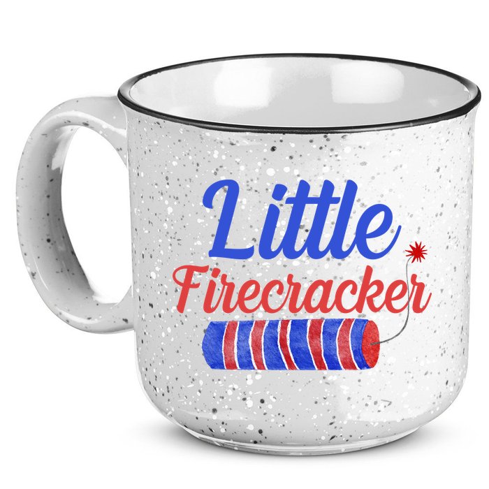 Little Firecracker Funny 4th Of July 15oz Campfire Ceramic Mug