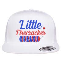 Little Firecracker Funny 4th Of July Flatbill Hat