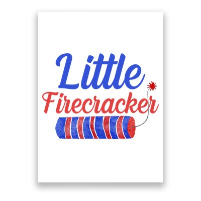 Little Firecracker Funny 4th Of July Poster