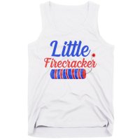 Little Firecracker Funny 4th Of July Tank Top