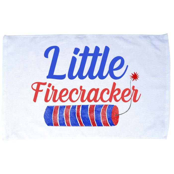 Little Firecracker Funny 4th Of July Microfiber Hand Towel
