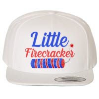Little Firecracker Funny 4th Of July Wool Snapback Cap