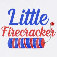 Little Firecracker Funny 4th Of July Wool Snapback Cap