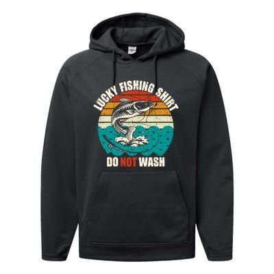 Lucky Fishing Funny Catfish Performance Fleece Hoodie