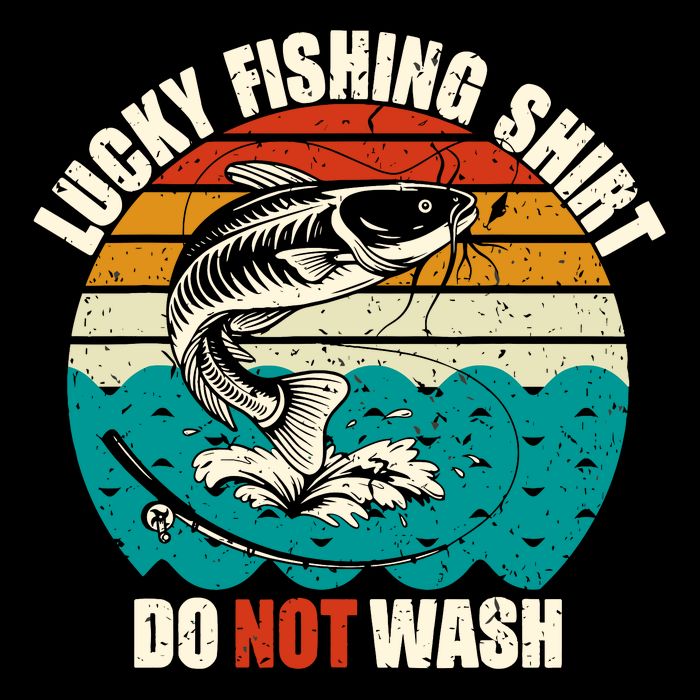 Lucky Fishing Funny Catfish Cooling Performance Crew T-Shirt