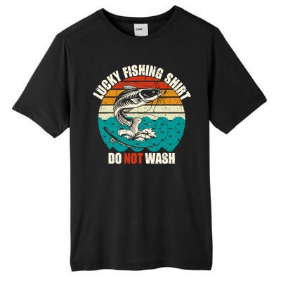 Lucky Fishing Funny Catfish Tall Fusion ChromaSoft Performance T-Shirt