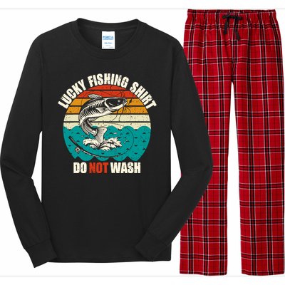 Lucky Fishing Funny Catfish Long Sleeve Pajama Set