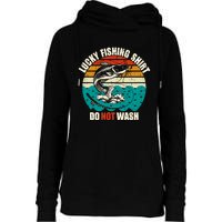 Lucky Fishing Funny Catfish Womens Funnel Neck Pullover Hood