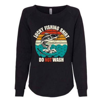 Lucky Fishing Funny Catfish Womens California Wash Sweatshirt