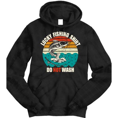 Lucky Fishing Funny Catfish Tie Dye Hoodie