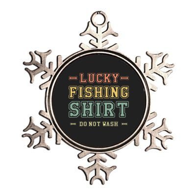 Lucky Fishing Fisherman Lake Fishing Lucky Fishing Metallic Star Ornament