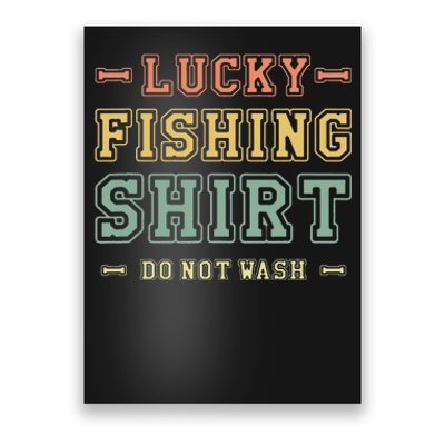 Lucky Fishing Fisherman Lake Fishing Lucky Fishing Poster