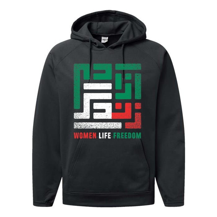  Life Freedom Free Iran Performance Fleece Hoodie