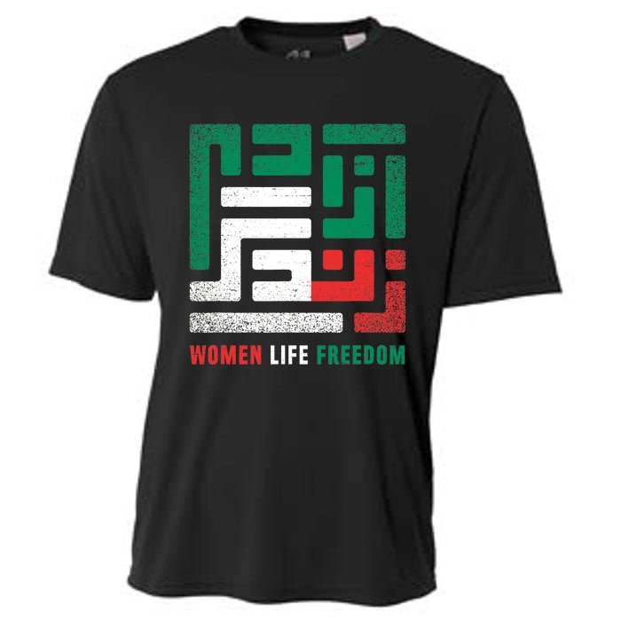  Life Freedom Free Iran Cooling Performance Crew T-Shirt