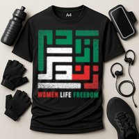  Life Freedom Free Iran Cooling Performance Crew T-Shirt