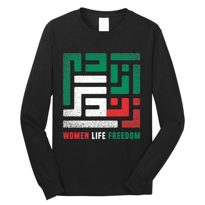  Life Freedom Free Iran Long Sleeve Shirt