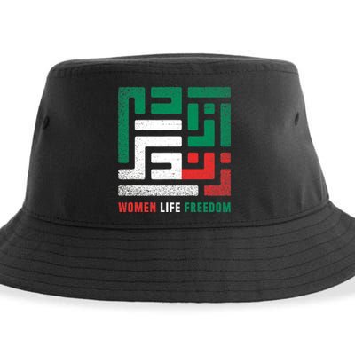  Life Freedom Free Iran Sustainable Bucket Hat