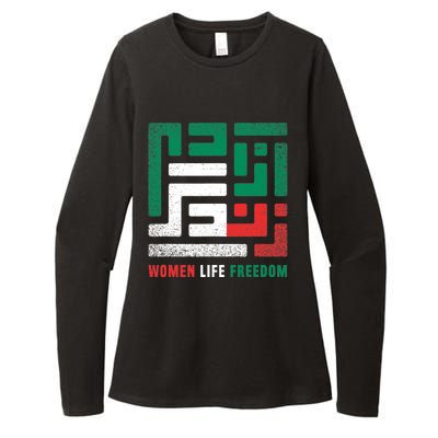  Life Freedom Free Iran Womens CVC Long Sleeve Shirt