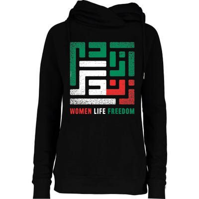  Life Freedom Free Iran Womens Funnel Neck Pullover Hood