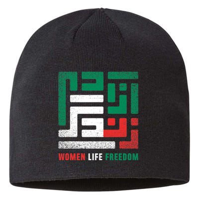  Life Freedom Free Iran Sustainable Beanie