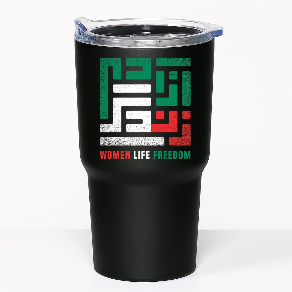  Life Freedom Free Iran Tumbler
