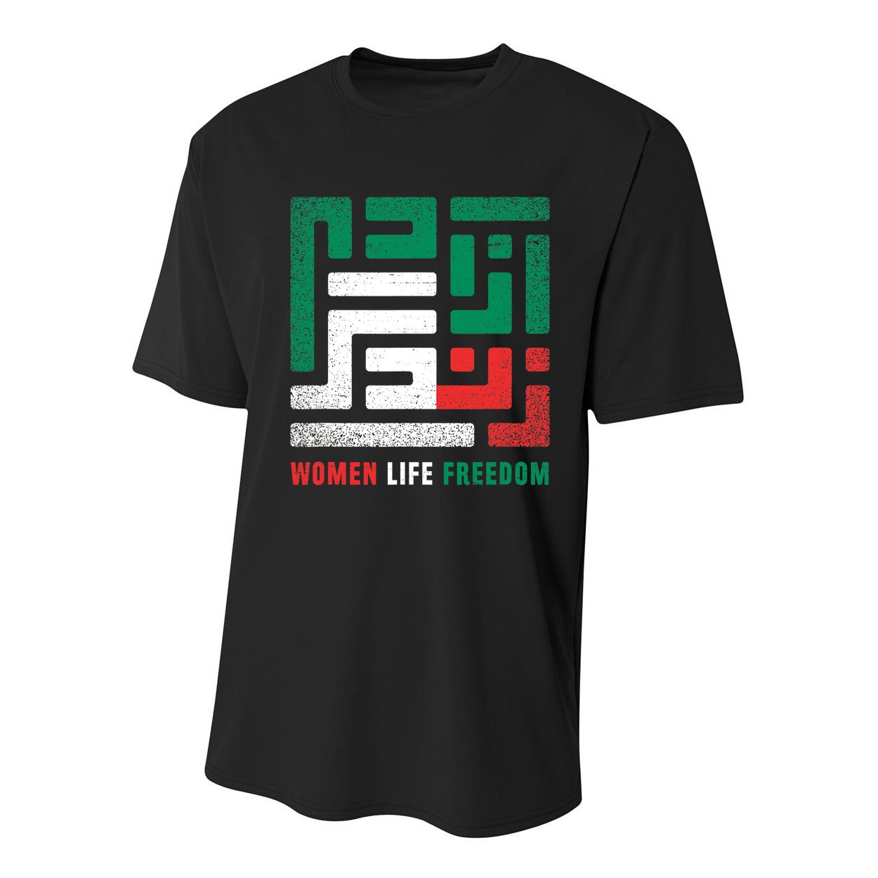  Life Freedom Free Iran Youth Performance Sprint T-Shirt