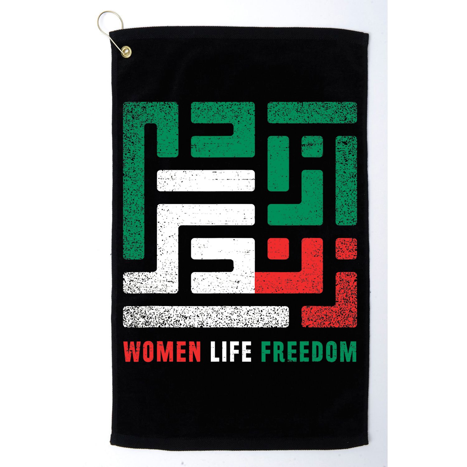  Life Freedom Free Iran Golf Towel
