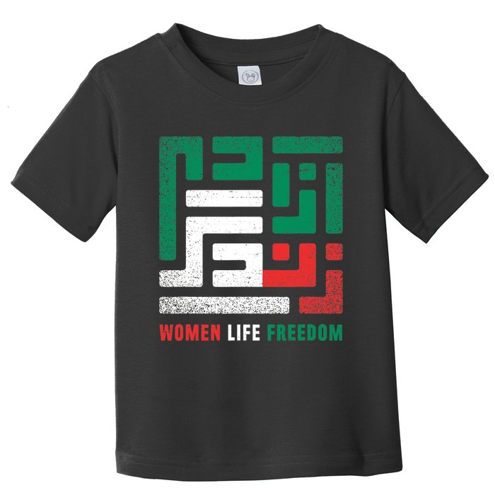  Life Freedom Free Iran Toddler T-Shirt