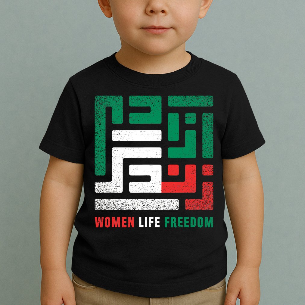  Life Freedom Free Iran Toddler T-Shirt