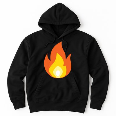 Lit Fire Flame Hot Burning Beach Hoodie