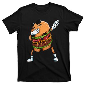 Lovers Fast Food Hamburger Dabbing Burger T-Shirt