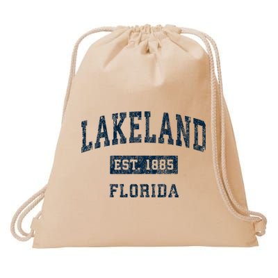Lakeland Florida Fl Vintage Sports Drawstring Bag