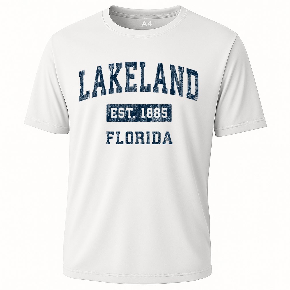 Lakeland Florida Fl Vintage Sports Cooling Performance Crew T-Shirt