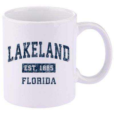 Lakeland Florida Fl Vintage Sports 11oz C Handle Ceramic Mug