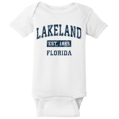 Lakeland Florida Fl Vintage Sports Baby Bodysuit