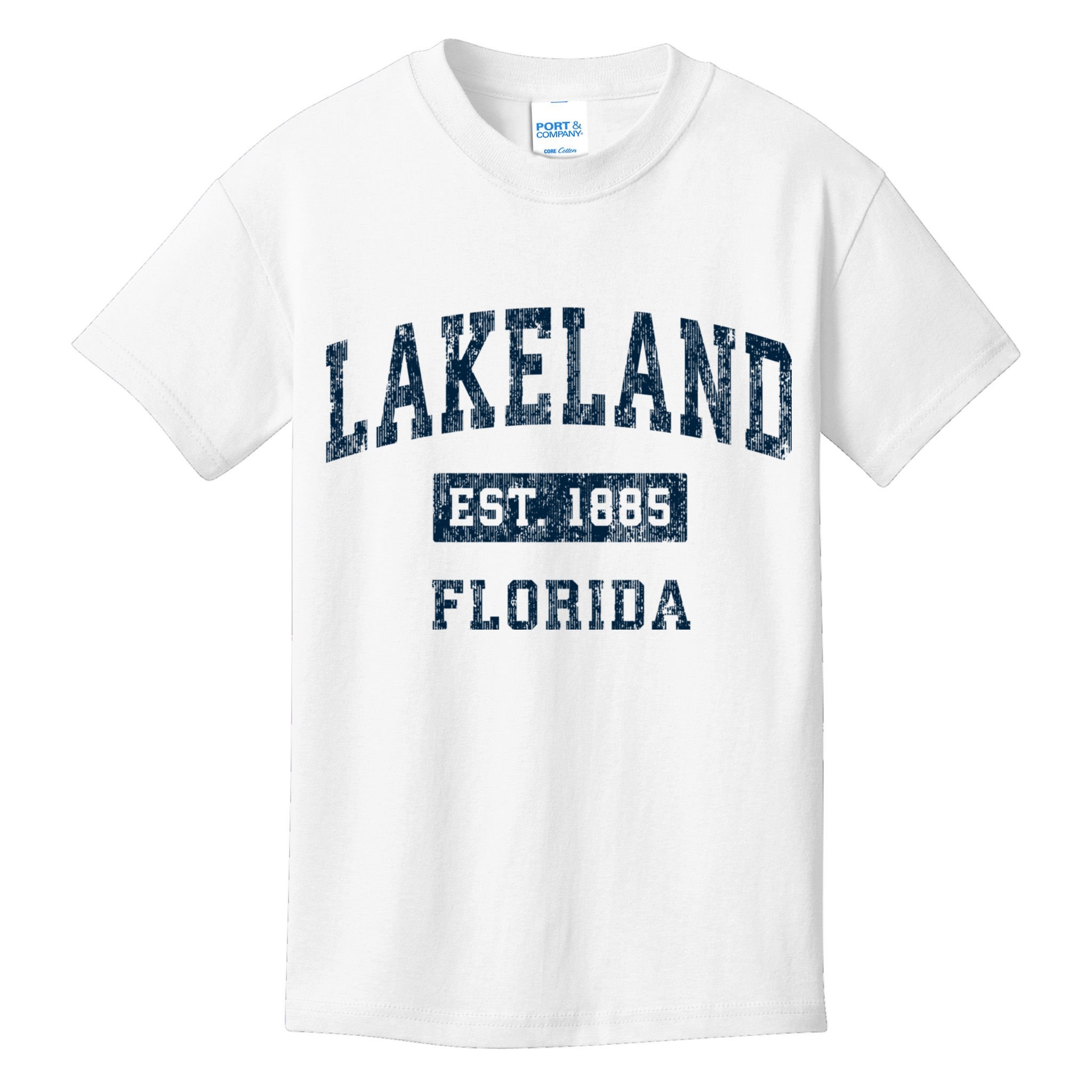 Lakeland Florida Fl Vintage Sports Kids T-Shirt