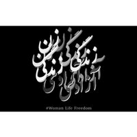 Life Freedom Farsi calligraphy Bumper Sticker