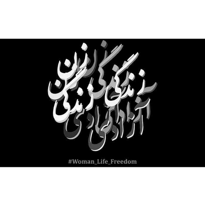 Life Freedom Farsi calligraphy Bumper Sticker