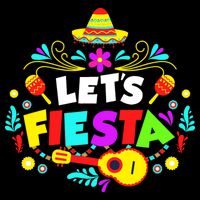 Let's Fiesta Funny Cinco De Mayo Stripe Pom Pom Beanie