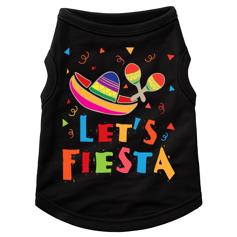 Let's Fiesta Funny Cinco De Mayo Doggie Tank